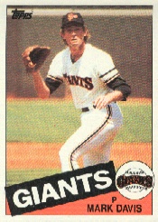 1985 Topps Baseball Cards      541     Mark Davis